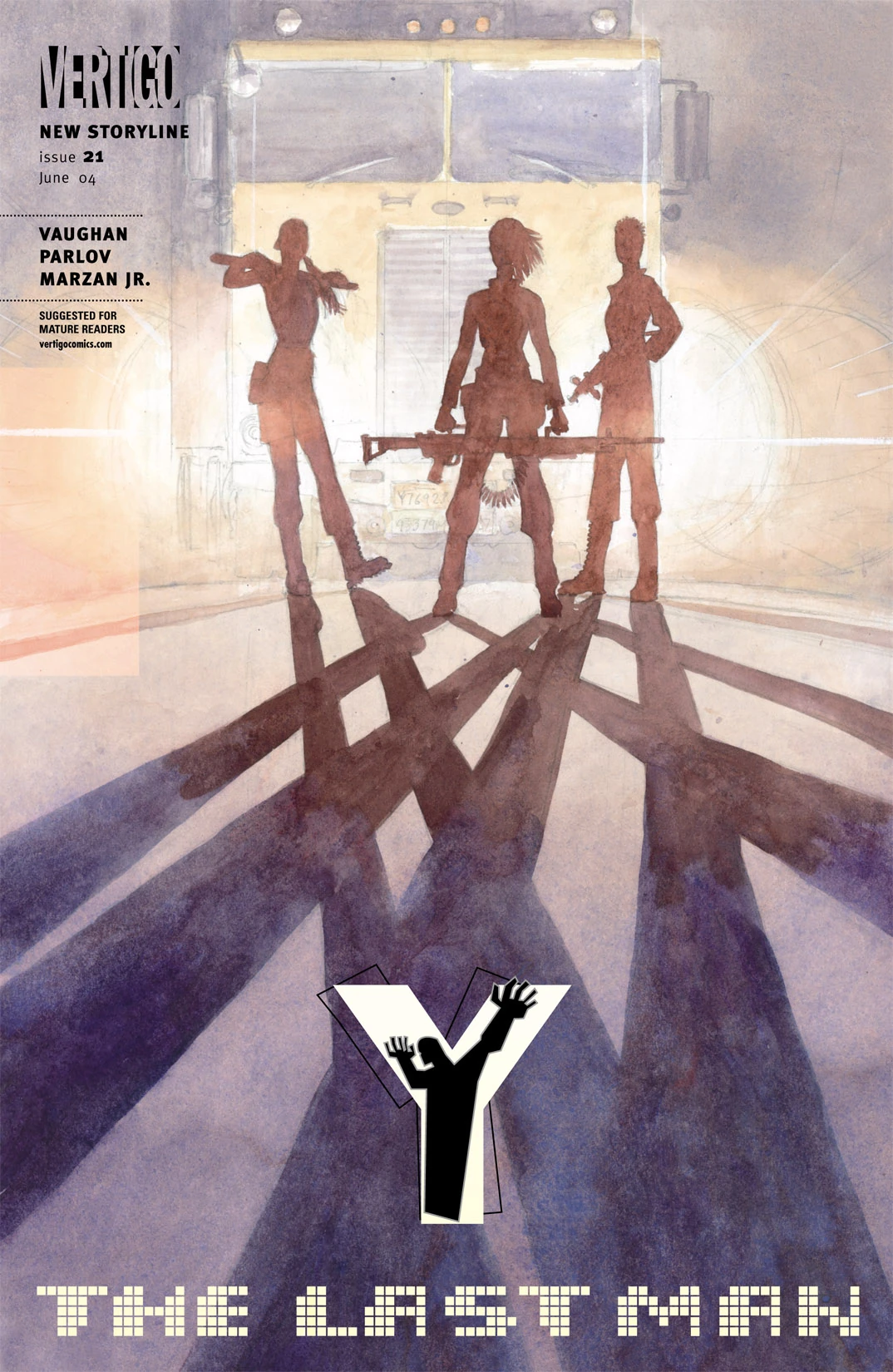 Y: The Last Man #21 (DC, 2004 — Cover A) cover